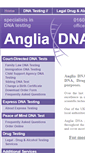 Mobile Screenshot of angliadna.co.uk